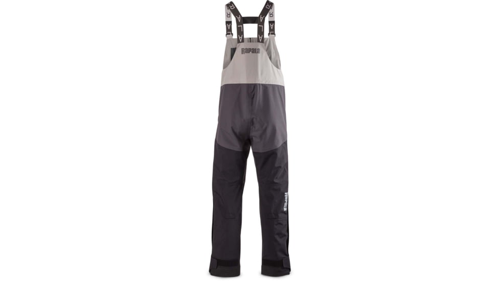 Rapala Rain Pro Bib, Grey Black, Large, RR1PB-L