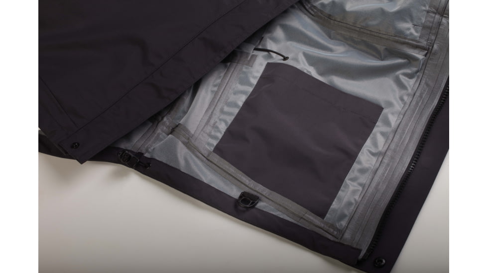 Rapala Rain Pro Jacket, Grey Black, Large, RR1PJ-L