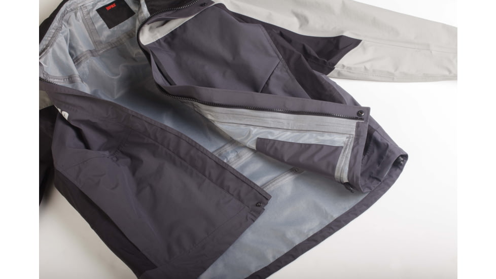 Rapala Rain Pro Jacket, Grey Black, Large, RR1PJ-L