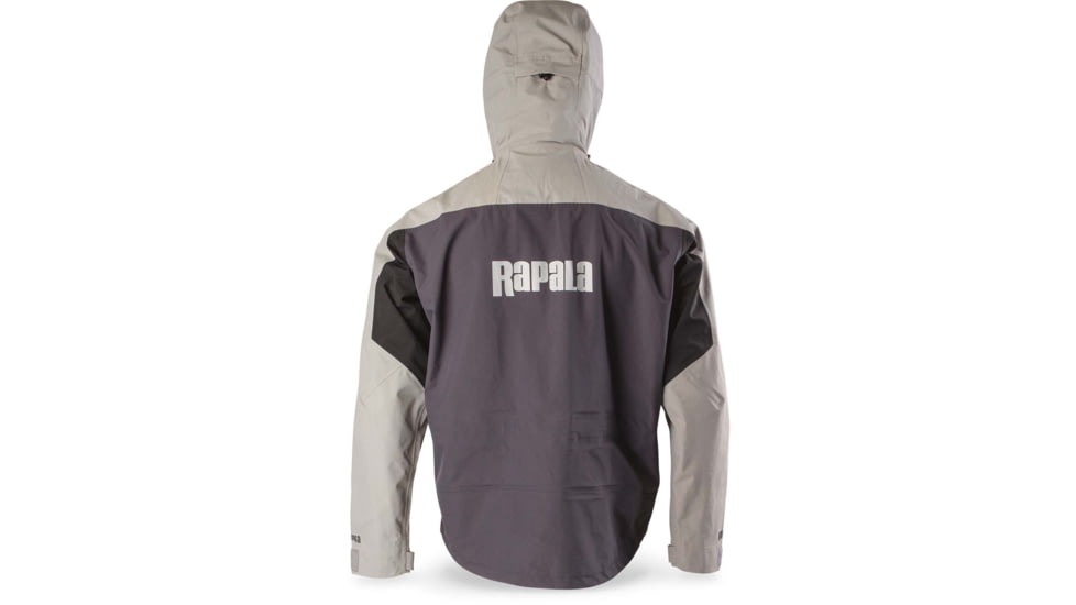 Rapala Rain Pro Jacket, Grey Black, Small, RR1PJ-S