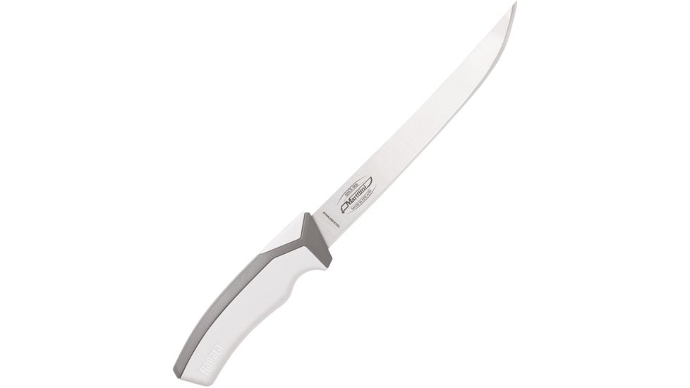Rapala Salt Angler's Fillet Fixed Blade Knife, 6.5in, Stainless Steel, Standard Edge, Satin NK27189