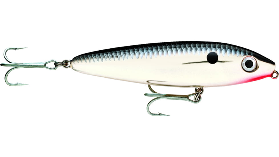 Rapala Saltwater Skitter Walk Topwater Lure, Floating, Chrome, 5/8oz, 4 3/8in, SSW11CH