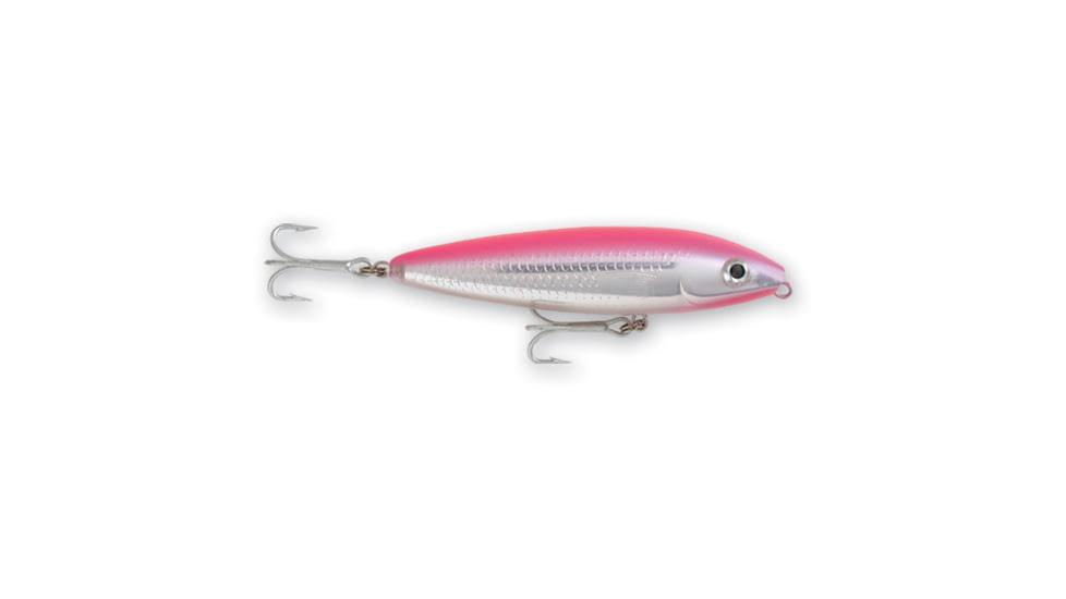 Rapala Saltwater Skitter Walk Topwater Lure, Floating, Hot Pink, 5/8oz, 4 3/8in, SSW11HP