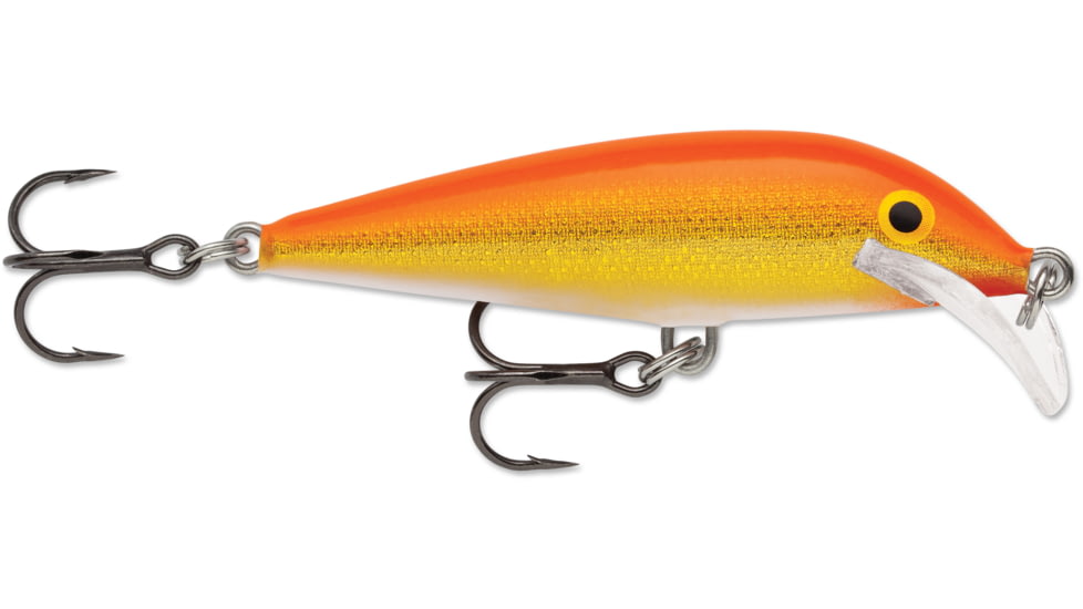 Rapala Scatter Rap Countdown Lure, Sinking, Gold Fluorescent Red, 2 3/4in, 1/4oz, SCRCD07GFR