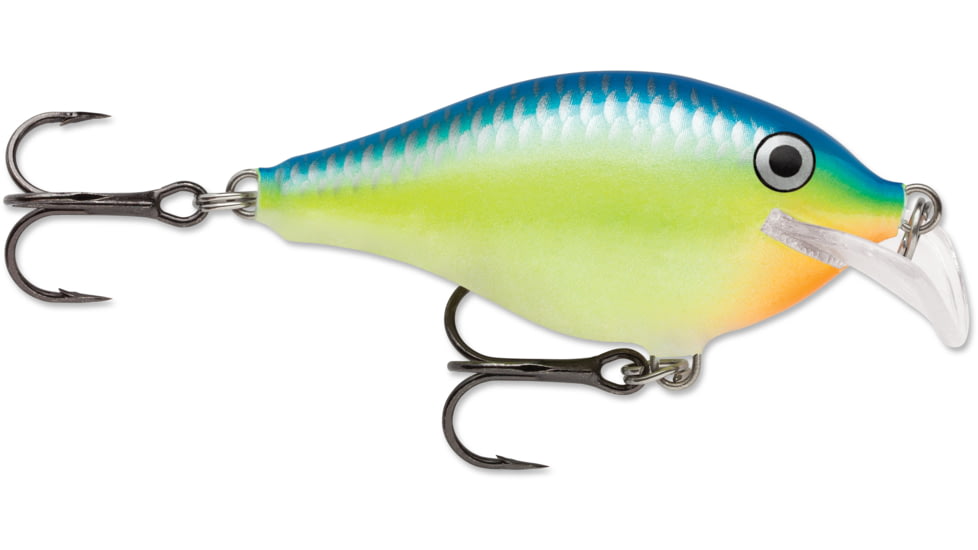 Rapala Scatter Rap Crank 2in, 5/16 oz, Floating, Caribbean Shad, SCRC05CRSD