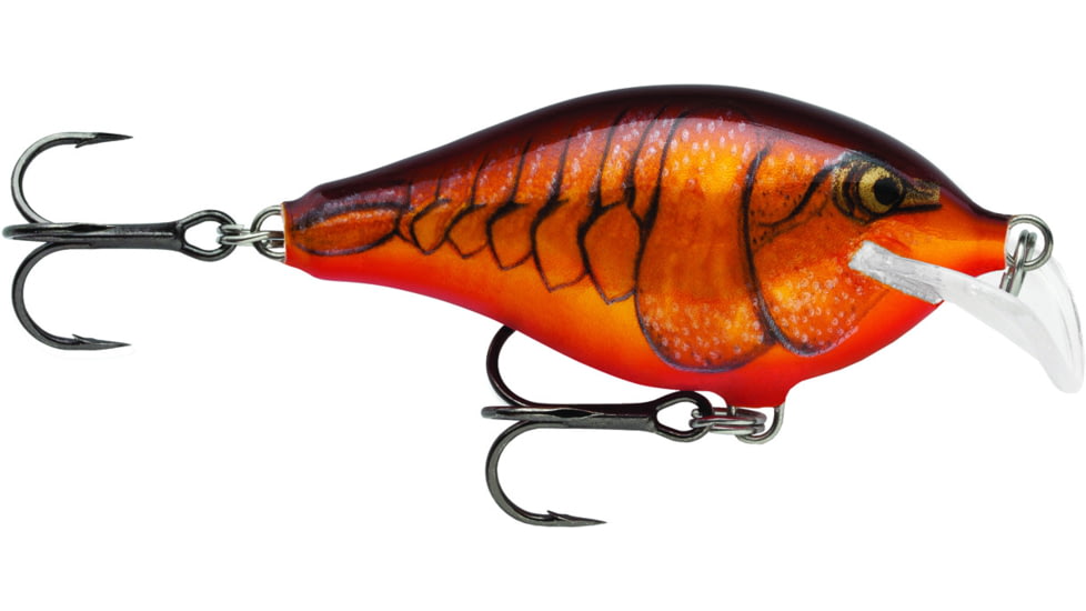 Rapala Scatter Rap Crank 2in, 5/16 oz, Floating, Dark Brown Crawdad, SCRC05DCW
