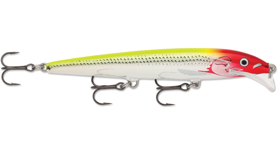 Rapala Scatter Rap Minnow, Floating, Clown, 4 3/8in, 3/16oz, SCRM11CLN