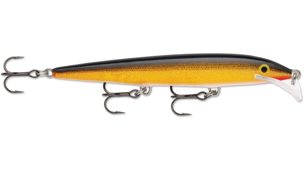 Rapala Scatter Rap Minnow, Floating, Gold, 4 3/8in, 3/16oz, SCRM11G