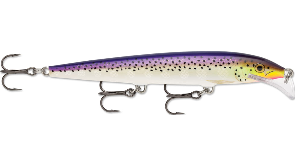 Rapala Scatter Rap Minnow, Floating, Purpedescent, 4 3/8in, 3/16oz, SCRM11PD