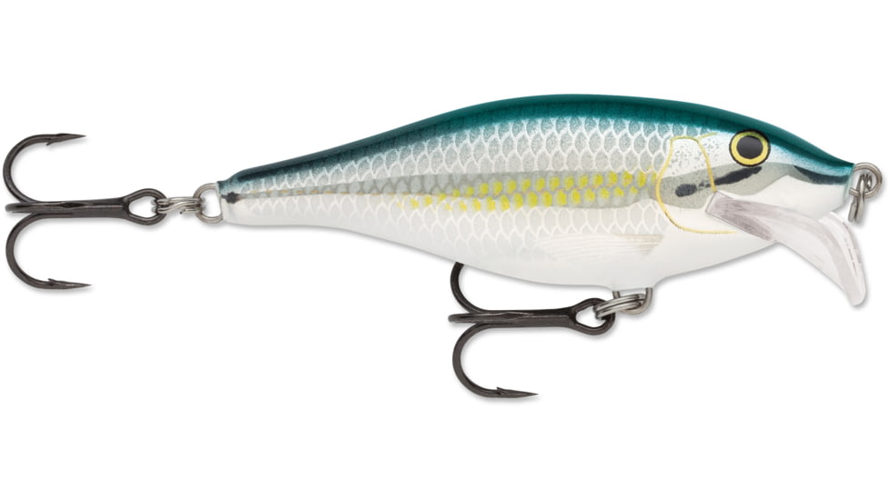 Rapala Scatter Rap Shad Crankbait, 2 3/4in, 1/4 oz, Floating, Bleak, SCRS07ALB