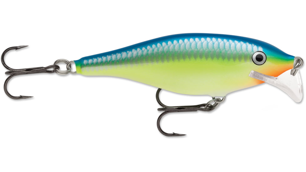 Rapala Scatter Rap Shad Crankbait, 2 3/4in, 1/4 oz, Floating, Caribbean Shad, SCRS07CRSD