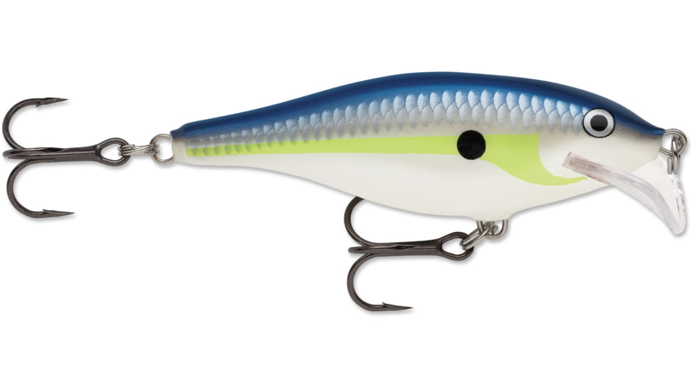 Rapala Scatter Rap Shad Crankbait, 2 3/4in, 1/4 oz, Floating, Helsinki Shad, SCRS07HSD