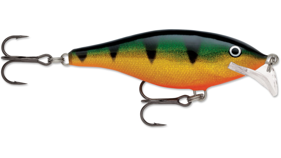 Rapala Scatter Rap Shad Crankbait, 2 3/4in, 1/4 oz, Floating, Perch, SCRS07P
