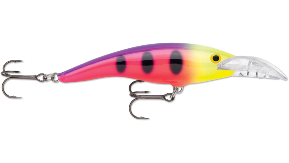 Rapala Scatter Rap Tail Dancer 09, 7/16 oz, 11'-19' Depth Two #4 Treble Hooks, Fruit Punch, SCRTD09FPN