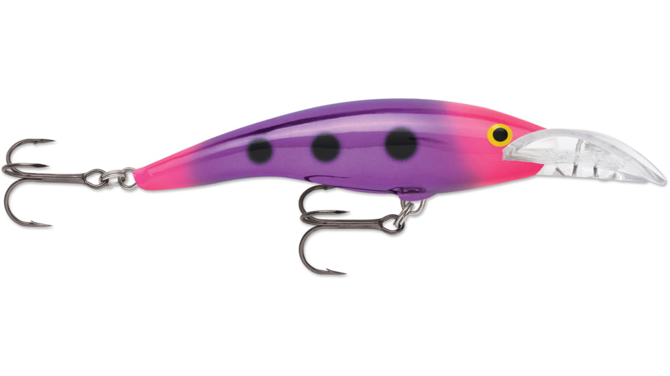 Rapala Scatter Rap Tail Dancer 09, 7/16 oz, 11'-19' Depth Two #4 Treble Hooks, Rave, SCRTD09RVE