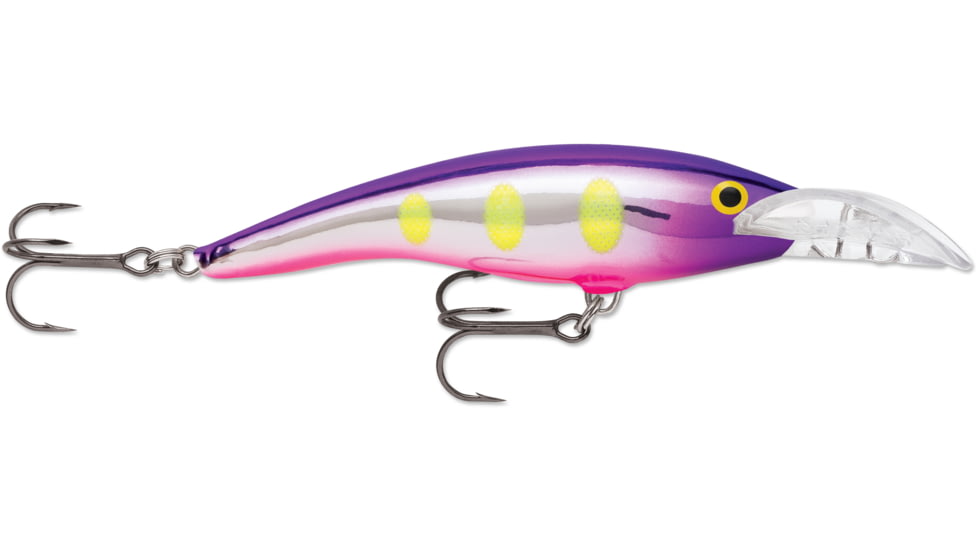 Rapala Scatter Rap Tail Dancer 09, 7/16 oz, 11'-19' Depth Two #4 Treble Hooks, Voodoo, SCRTD09VDH