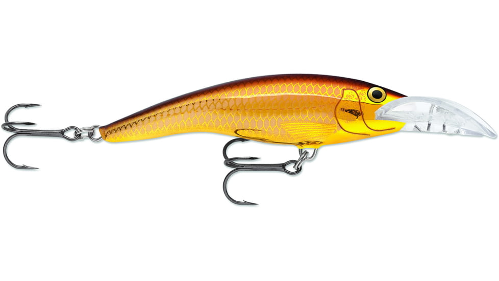 Rapala Scatter Rap Tail Dancer Crankbait, 3 1/2in, 7/16 oz, Floating, Golden Alburnus, SCRTD09GALB