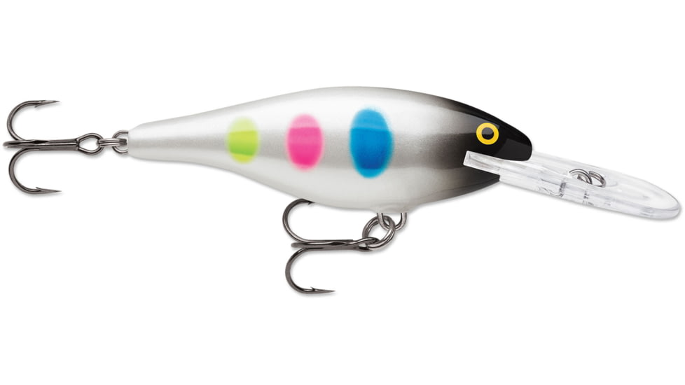 Rapala Shad Rap 04 Lure, Black Wonderbread, SR04BWB