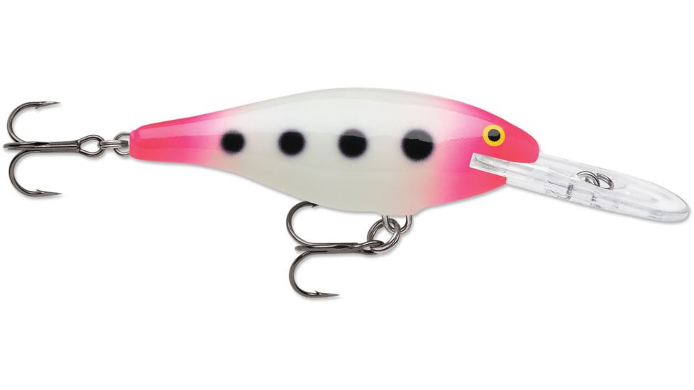Rapala Shad Rap 04 Lure, Glow Pink Squirrel, SR04GPSQ