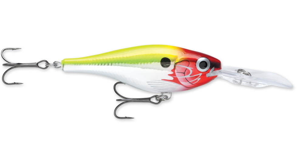 Rapala Shad Rap RS Crankbait, 2in, 5/16 oz, Suspending, Clown, SRRS05CLN