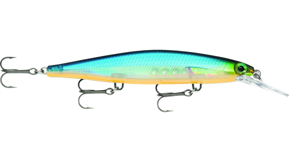 Rapala Shadow Rap Deep Jerkbait, Sinking, Blue Ghost, 4 3/8in, 7/16oz, SDRD11BGH