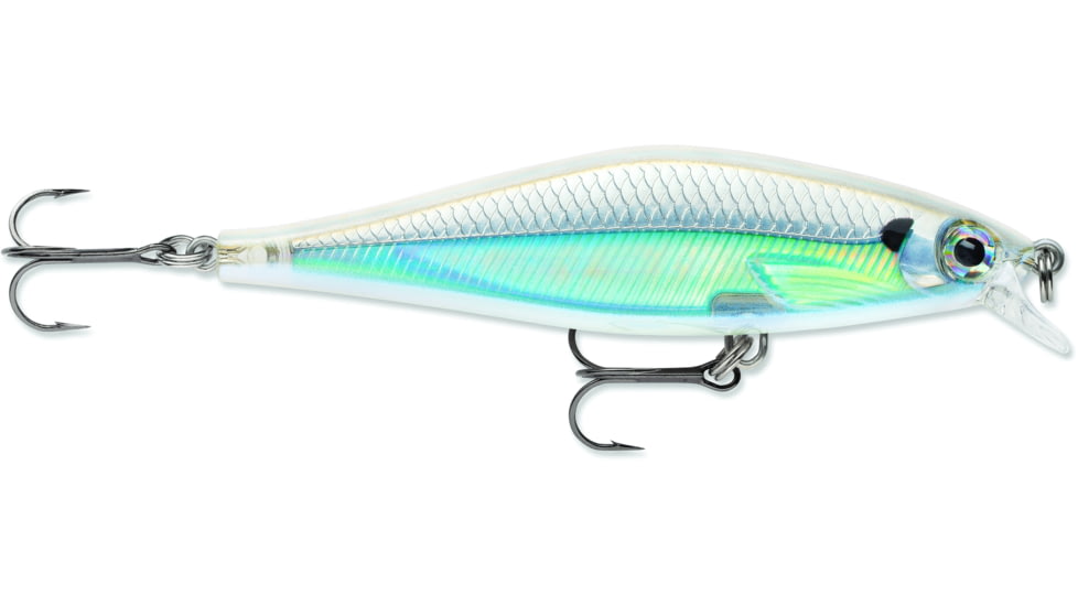 Rapala Shadow Rap Shad, Albino Shiner, 3 1/2in, 3/8oz, SDRS09AS