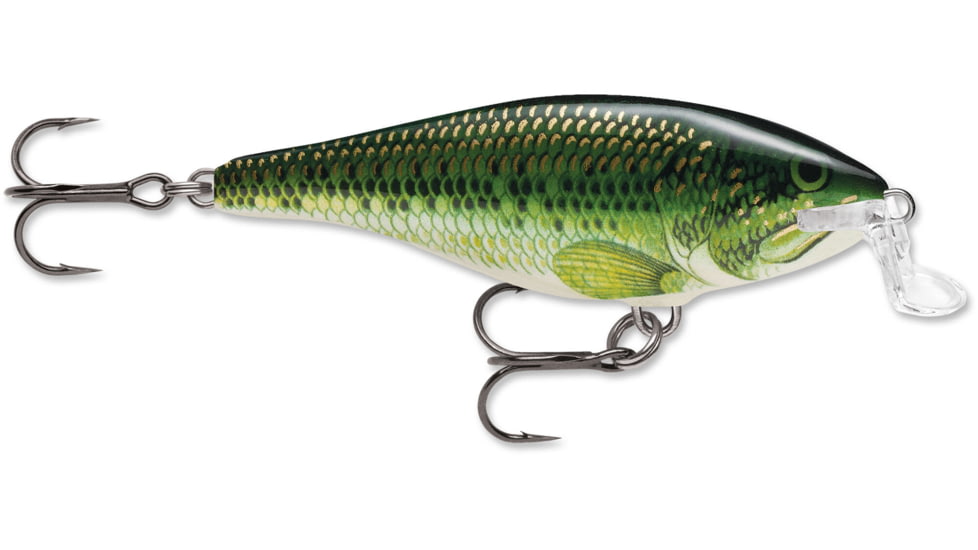 Rapala Shallow Shad Rap Crankbait, 2 3/4in, 1/4 oz, Floating, Baby Bass, SSR07BB