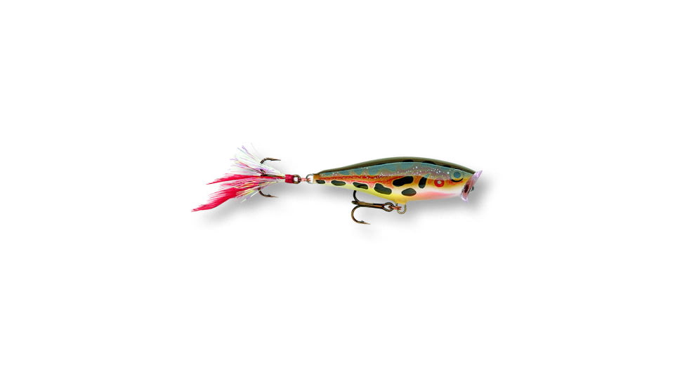 Rapala Skitter Pop Topwater Lure, 2 3/4", 1/4 oz, Frog, Floating, SP07F