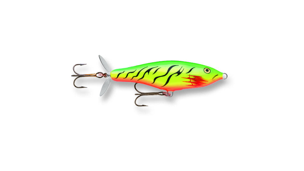 Rapala Skitter Prop Topwater Lure, 2 3/4", 1/4 oz Firetiger, Floating, SPR07FT