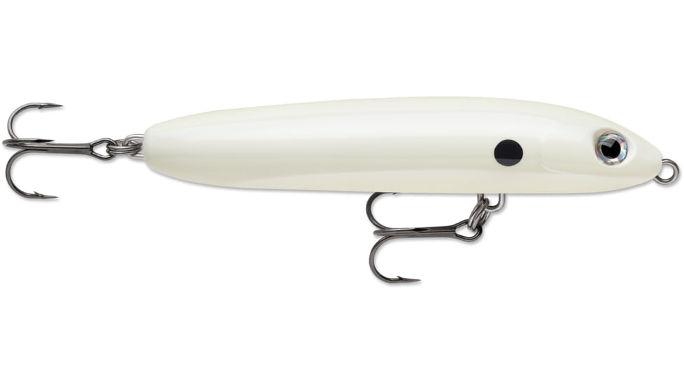 Rapala Skitter V 10, 4" 1/2 oz, Topwater, VMC #4 Treble Hooks, Inshore/Freshwater, Wish Bone, SKV10WBN