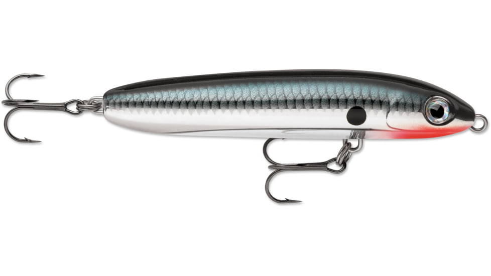 Rapala Skitter V 10 Topwater Lure, Chrome, 1/2oz, 4in, SKV10CH