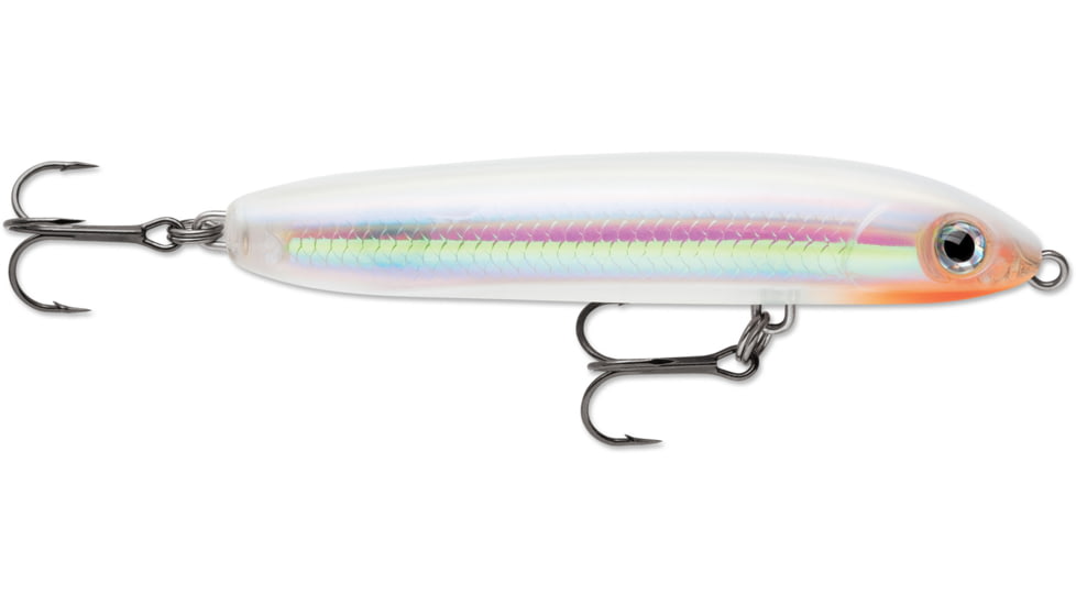 Rapala Skitter V 10 Topwater Lure, Glass Ghost, 1/2oz, 4in, SKV10GGH