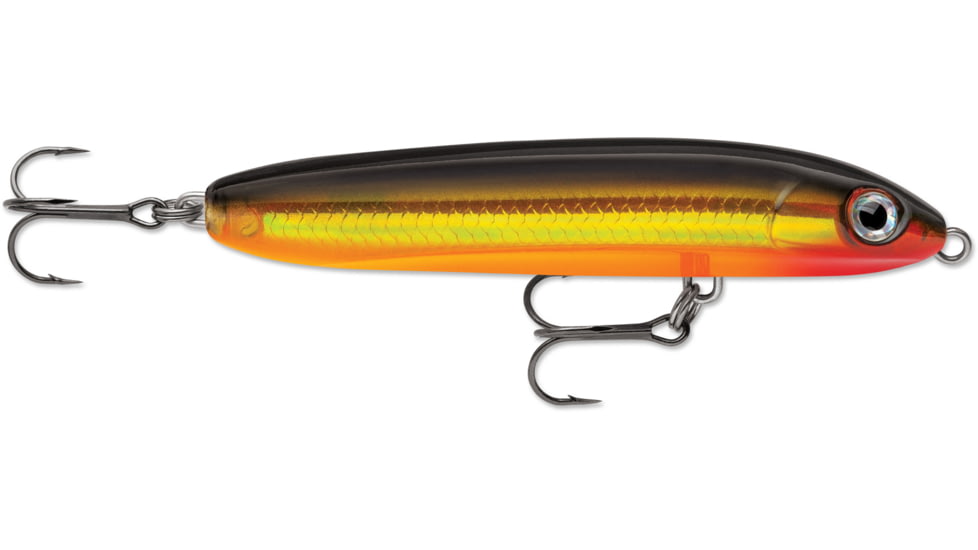 Rapala Skitter V 10 Topwater Lure, Gold, 1/2oz, 4in, SKV10G