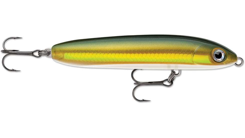 Rapala Skitter V 10 Topwater Lure, Gold Olive, 1/2oz, 4in, SKV10GO