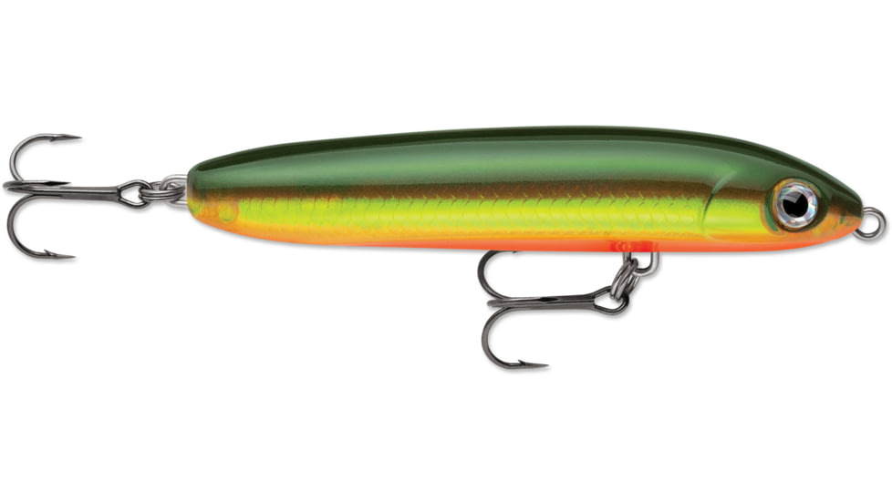 Rapala Skitter V 10 Topwater Lure, Hot Olive, 1/2oz, 4in, SKV10HO