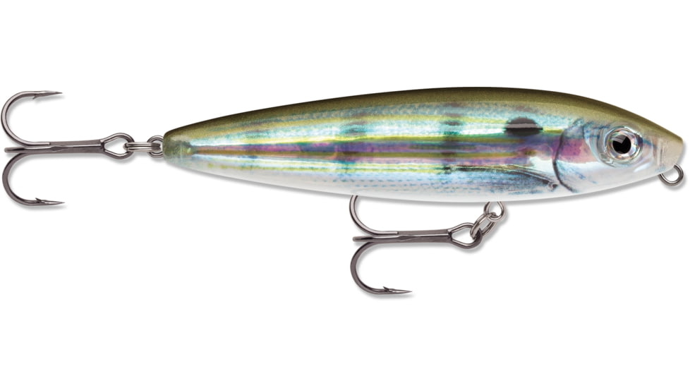 Rapala Skitter Walk 08, 3 1/8 ", 7/16 oz, Topwater, VMC #3 Treble Hooks, Saltwater/Freshwater, Pinfish, SW08PF