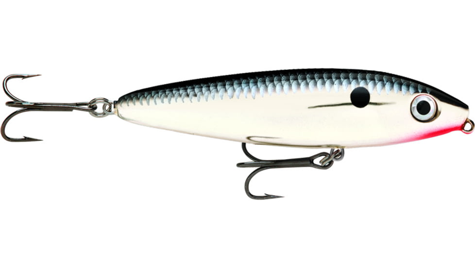 Rapala Skitter Walk Topwater Lure, 3 1/8", 7/16 oz, Chrome Floating, SW08CH