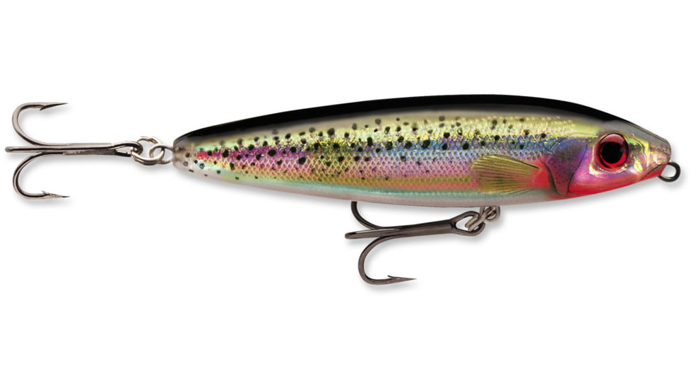 Rapala Skitter Walk Topwater Lure, 3-1/8", 7/16 oz, Holographic Silver, SW08HS