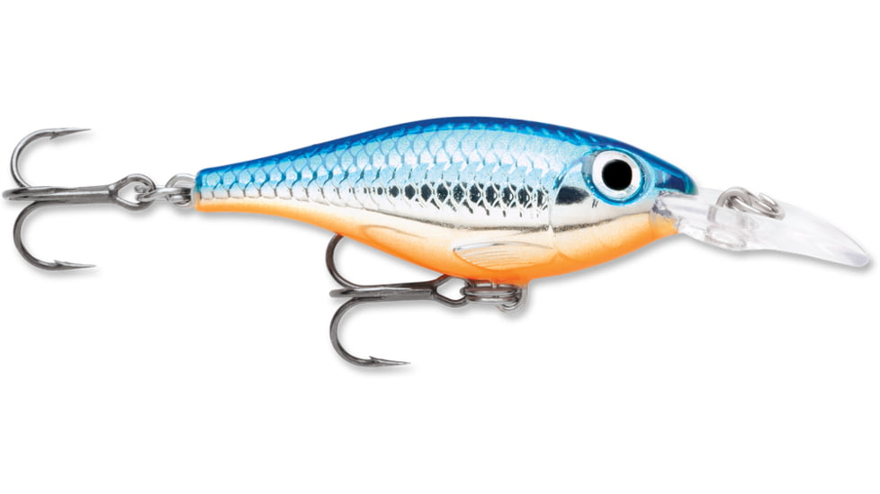 Rapala Ultra Light Shad 04 Lure, Silver Blue, ULS04SB