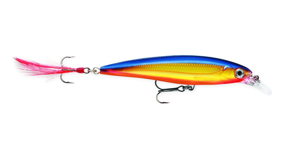 Rapala X-Rap Jerkbait, Hot Steel, 2-1/2in, 1/8oz, XR06HS