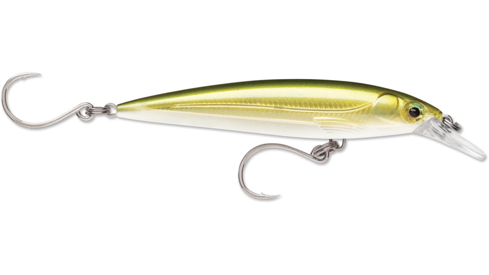 Rapala X-Rap Long Cast 12 Slashbait, Gold Olive 4-3/4" 1-1/4 Oz., SXRL12GO