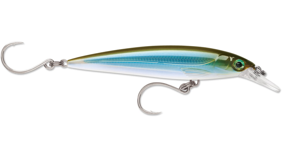 Rapala X-Rap Long Cast 12 Slashbait, Moss Back Shiner 4-3/4" 1-1/4 Oz., SXRL12MBS