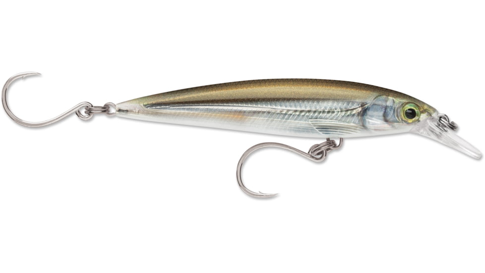Rapala X-Rap Long Cast 12 Slashbait, Sinking, 1-1/4 oz 4-3/4", 4-5 Ft, #3/0 Hooks, Mangrove Minnow, SXRL12MM