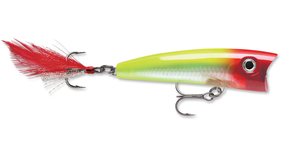 Rapala X-Rap Pop Topwater Lure, Floating, Clown, 2 3/4in, 3/8oz, XRP07CLN