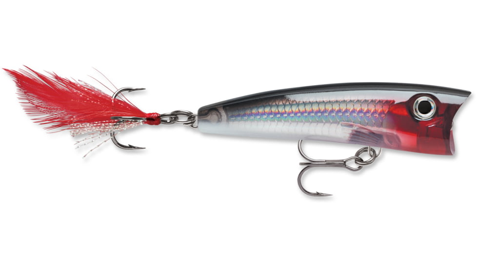 Rapala X-Rap Pop Topwater Lure, Floating, Silver, 2 3/4in, 3/8oz, XRP07S