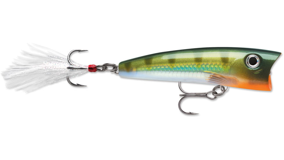 Rapala X-Rap Pop Topwater Lure, Floating, Yellow Perch, 2 3/4in, 3/8oz, XRP07YP
