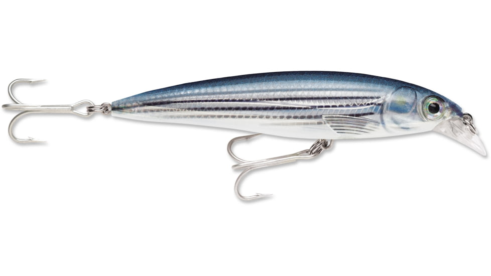 Rapala X-Rap Saltwater 8 Slashbait, Suspending, 1/4 oz 3-1/8&quot;, 3-5 Ft, #6 Hooks, Mullet, SXR08MU