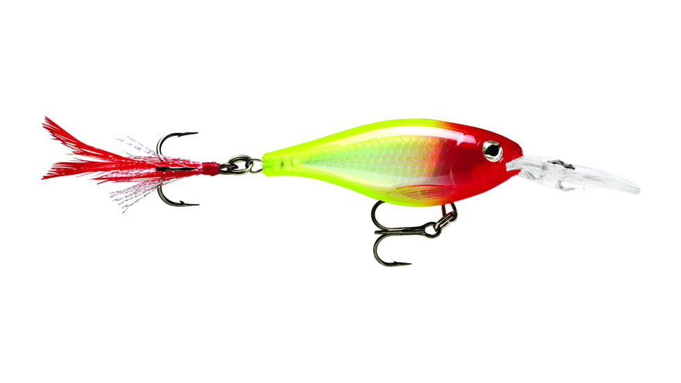 Rapala X-Rap Shad, 2 1/2in, 5/16 oz, Suspending, Clown, XRS06CLN