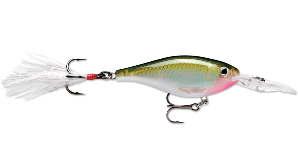 Rapala X-Rap Shad, 2 1/2in, 5/16 oz, Suspending, Olive Green, XRS06OG