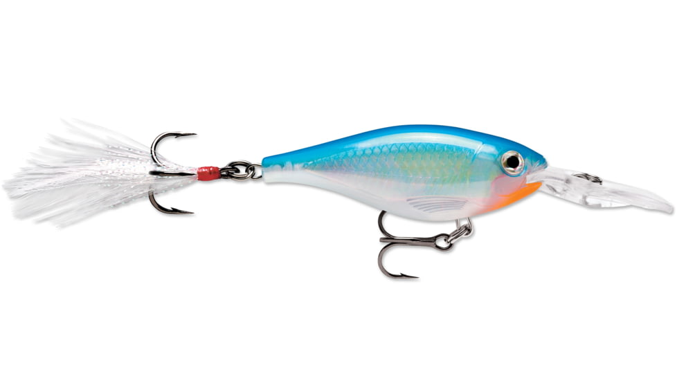 Rapala X-Rap Shad, 2 1/2in, 5/16 oz, Suspending, Silver Blue, XRS06SB